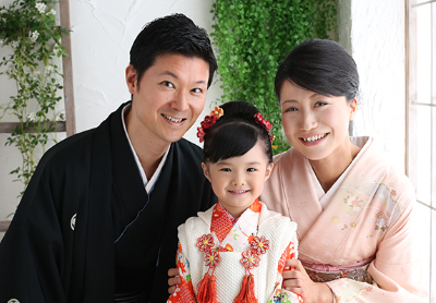 七五三　訪問着レンタル