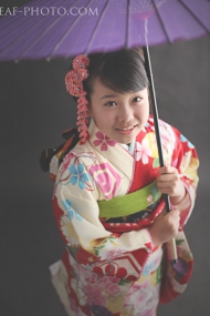 ハーフ成人式写真