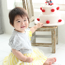 ベビーフォト ケーキ  世田谷 喜多見 狛江