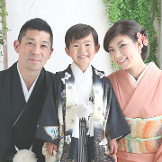 七五三5歳着物レンタル　家族　世田谷区喜多見狛江