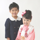 七五三3歳着物レンタル　きょうだい　世田谷区喜多見狛江