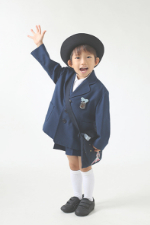 入園　写真　園服