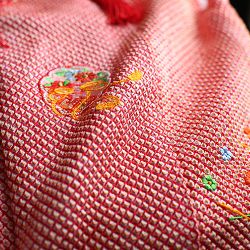 七五三　正絹　総絞り　フォトスタジオリーフ