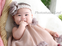 世田谷喜多見狛江のベビーフォト　エンジェルフォト　ドレス