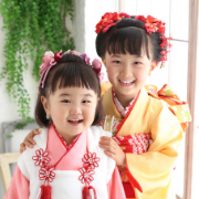 七五三3歳着物レンタル　姉妹　世田谷区喜多見狛江