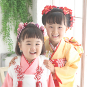 七五三3歳着物レンタル　姉妹　世田谷区喜多見狛江