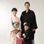七五三5歳着物レンタル　家族　世田谷区喜多見狛江