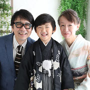 七五三5歳着物レンタル　家族　世田谷区喜多見狛江
