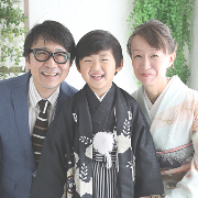 七五三5歳着物レンタル　家族　世田谷区喜多見狛江