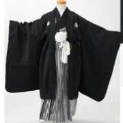 正絹　フォトスタジオリーフ5才着物