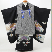 フォトスタジオリーフ5才着物 被布 3歳男児