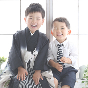 七五三5歳着物レンタル　兄弟　世田谷区喜多見狛江