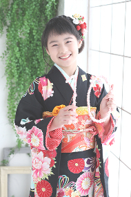 ハーフ成人式写真