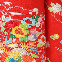 七五三7歳正絹着物千總 世田谷区喜多見狛江写真館