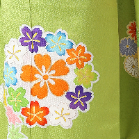 七五三7歳正絹着物千總 世田谷区喜多見狛江写真館