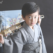 七五三5歳着物レンタル　緑　世田谷区喜多見狛江