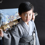 七五三5歳着物レンタル　緑　世田谷区喜多見狛江