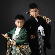七五三5歳10歳着物レンタル　きょうだい　世田谷区喜多見狛江