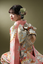 成人式振袖写真 持込ママ振り 世田谷区 喜多見 狛江