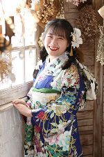 成人式振袖写真 持込友禅 世田谷区 喜多見 狛江