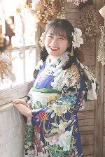 成人式振袖写真 持込友禅 世田谷区 喜多見 狛江