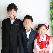 七五三3歳着物レンタル　きょうだい　世田谷区喜多見狛江