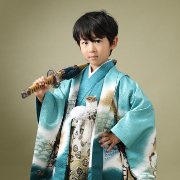 七五三5歳着物レンタル　緑　世田谷区喜多見狛江